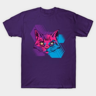 Tripple color cat T-Shirt